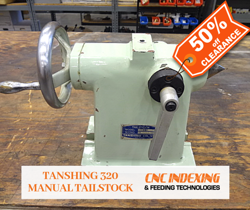 CNCIndexing's tweet photo. This slightly used Tanshing 320 Manual Tailstock is currently available for $790 — 50% off list price! 90 Days Parts and Labor Warranty; only 1 in stock!
Check out our other current clearance stock: https://t.co/JYxeBgSsMd
#cncindexing #tailstock #machinetoolaccessories https://t.co/87SmSzyLIl