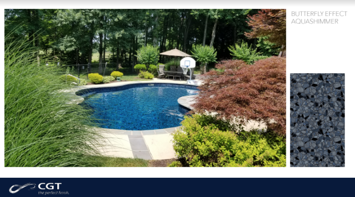cgtower's tweet image. Create a beautiful backyard oasis to spend your summer months in. Check out this stunning install by Browning Pool and Patio, Germantown, M.D. of CGT’s Butterfly Effect. #poolliner #vinylpoolliner #theperfectfinish #CGT150 #CGTrocks #Northamericanmade #aquasense #aquaintense