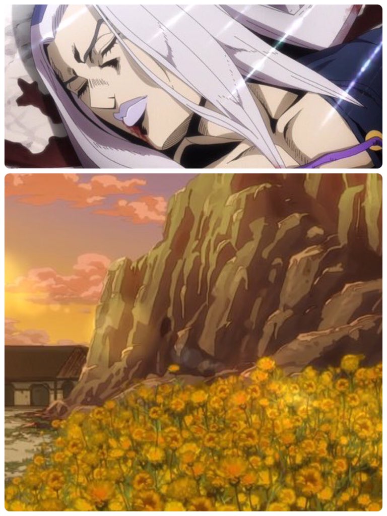 ジョルノが咲かせたアバッキオを囲う黄色い花の名前 2ページ目 Togetter