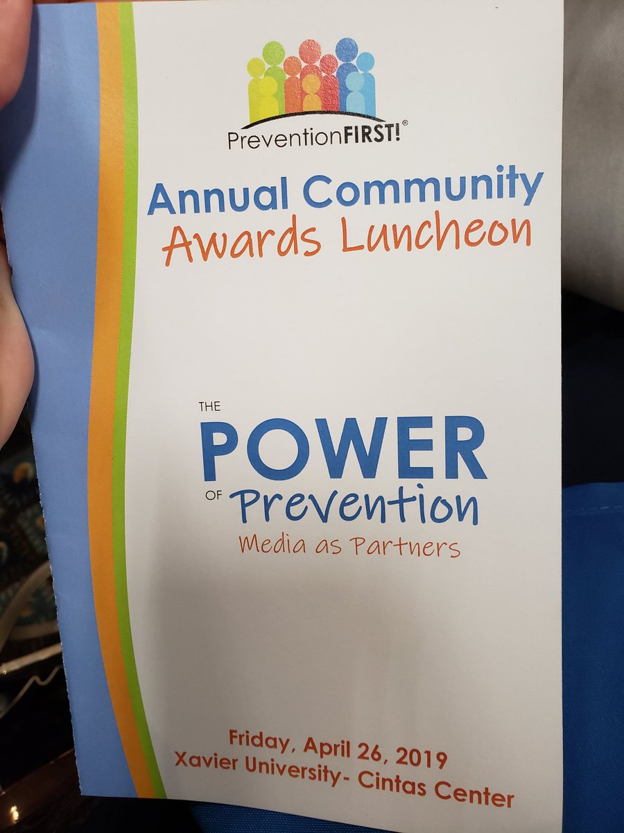 jessienbowen's tweet photo. #prevention is more than talking about the negatives of drugs. Kids &amp; adults need a sense of #purpose in their lives. @PrevFIRST awards lunch. https://t.co/t5blLvzdu7