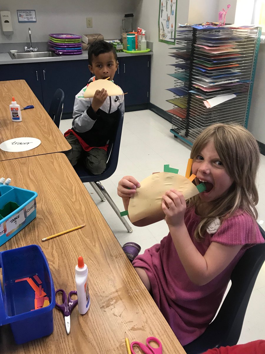 Dragons Love Tacos today with Kinder! ❤️🎨⁦<a href="/daviscfb/">Dale B. Davis Elementary</a>⁩