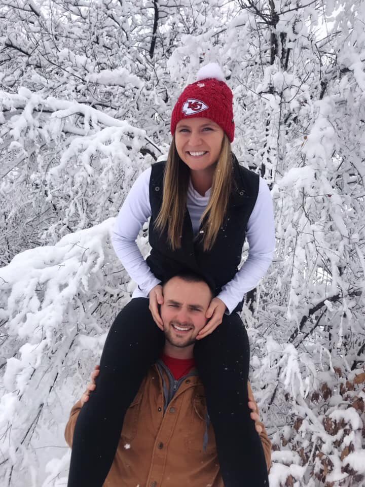 codester_4's tweet photo. @NFL We want @tkelce to be our hype man at our wedding in June 2019 😍❤️💛🏈 #NFL100Contest https://t.co/FlTjBoF4ku