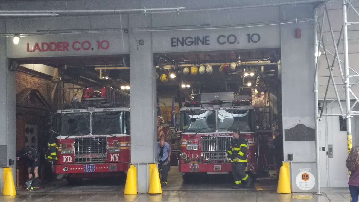 Enjoying a great day in NYC with EMT students at the 9/11 memorial.