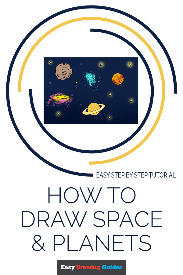 easy to draw the planets