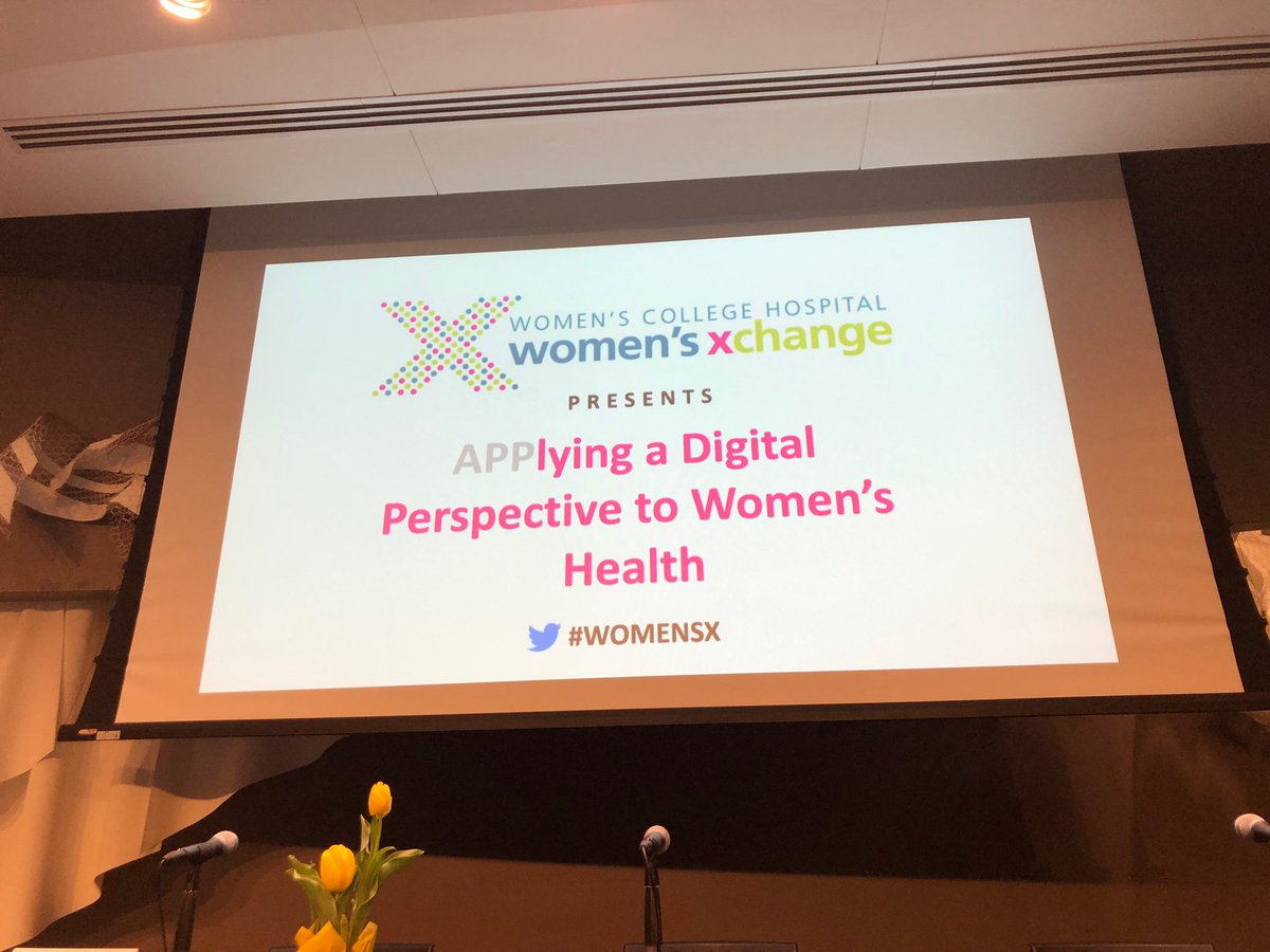 It's starting! Excited to learn about what's happening in #WomensHealth! #womensx