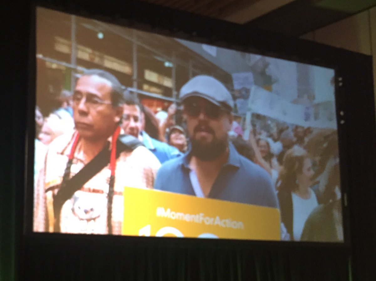 climatereserve's tweet photo. WOW. Awed &amp; inspired to hear about the climate leadership &amp; investment that @LeoDiCaprio @dicapriofdn is making across the world! “This isn’t fiction. It’s the future. We can all have an impact. But we have to work together to protect our only home.” #nacw2019 https://t.co/ZefYe58lnP