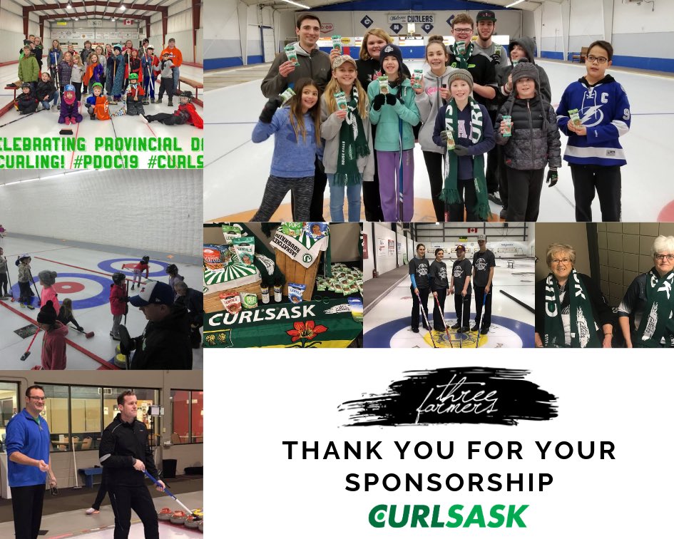 CURLSASK's tweet photo. #SponsorAppreciationWeek continues here in #Sask 💚💚!
•
@ThreeFarmers have been amazing supporters of our annual Curling Day in Saskatchewan as well as providing tasty treats to members, players & youth around SK! Thank you Three Farmers Foods Inc. for your parternship😀! https://t.co/AXZGfu5UEd