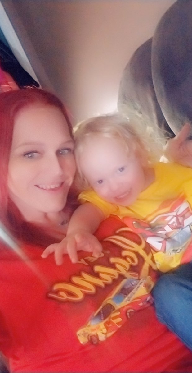 AmberLathan's tweet photo. When pappy buys you matching Logano t-shirts! Rasing little man right!!! #22 #TeamJL 😍 @joeylogano https://t.co/nhAyCimRGz