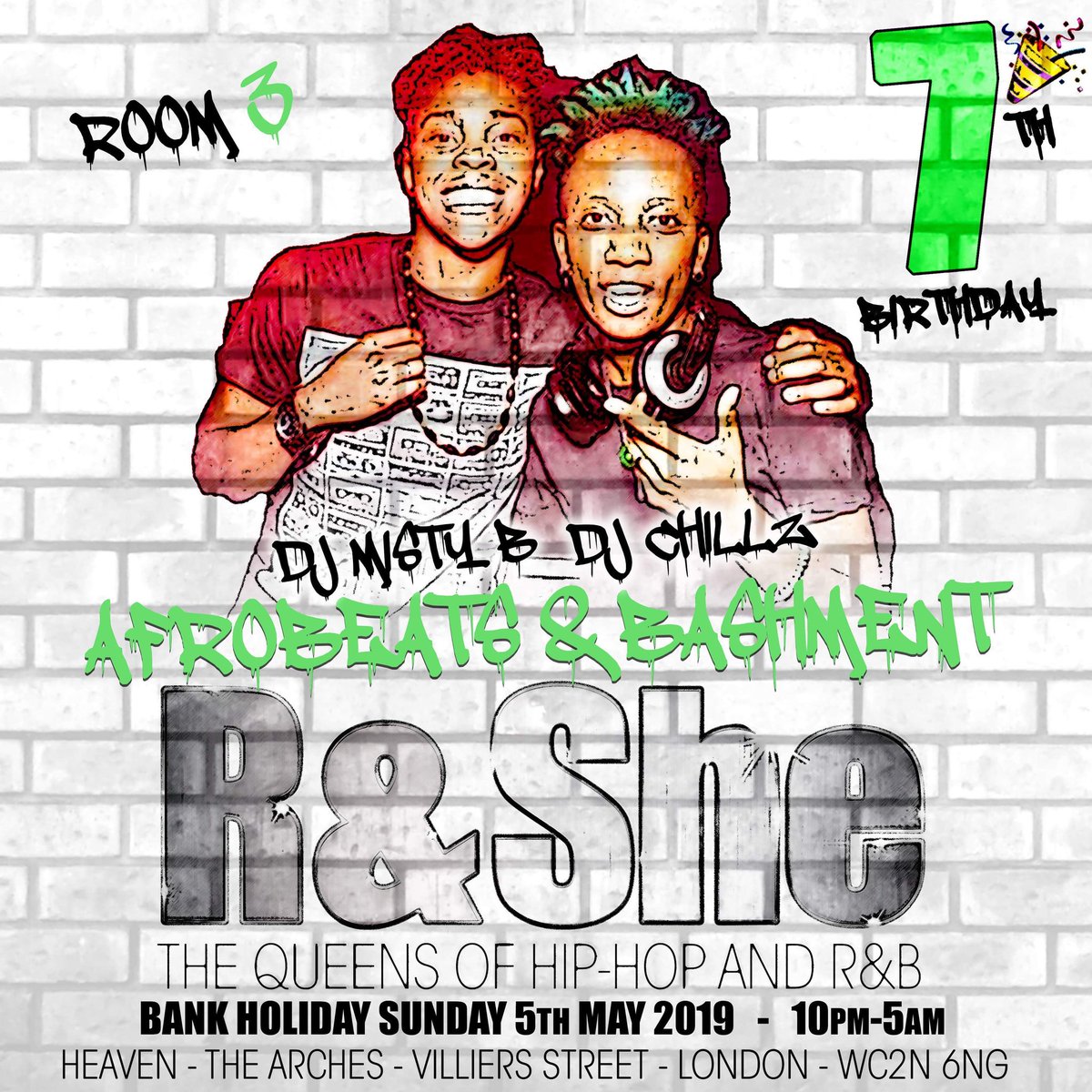 DJMistyB's tweet photo. @RandSheClub Queens Of Hip Hop and R&amp;B 7th Birthday! #rnb #hiphop #urban #lgbt #allwelcome @ #heavenlondon 05/05/19 #randsheclub @neilprincedj @qboymusic #djmistyb #djchillz 
#queerlondon #lgbtclubbing #bankholidaysunday #makesureyourethere !! 🔥🔥
https://t.co/r09LwWczFr https://t.co/e0zh5rXzTs