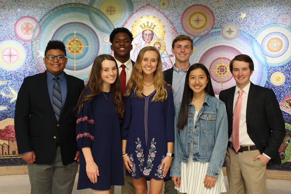 kapauncrusaders's tweet photo. Congrats to the 2019 KMC Prom Court! Prom queen candidates are Katie Chisolm, Stacey Le, Isabel Ultzsch and Maggie Koster (not pictured). Prom king candidates are Ben Hane, Ebuka Momah, John Biehler and Martin Dwyer. #gocrusaders #kapaunmtcarmel https://t.co/fLJSneOSn8