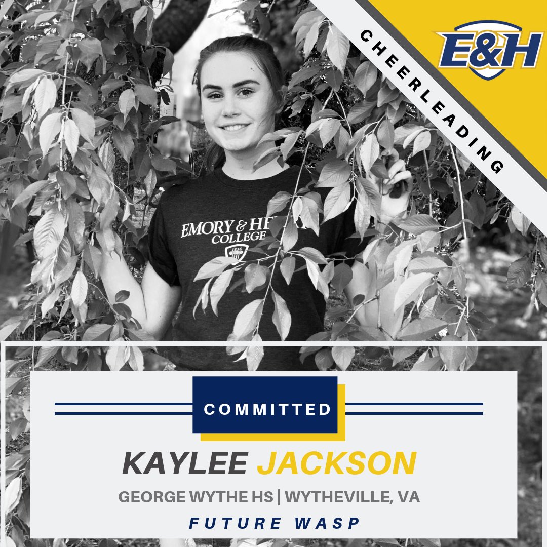 ehccheer_dance's tweet photo. We are excited to welcome Kaylee Jackson to our cheer family next fall!
πππ
#futurewasp #d3cheer #emoryandhenry https://t.co/bkvPQzYRCi