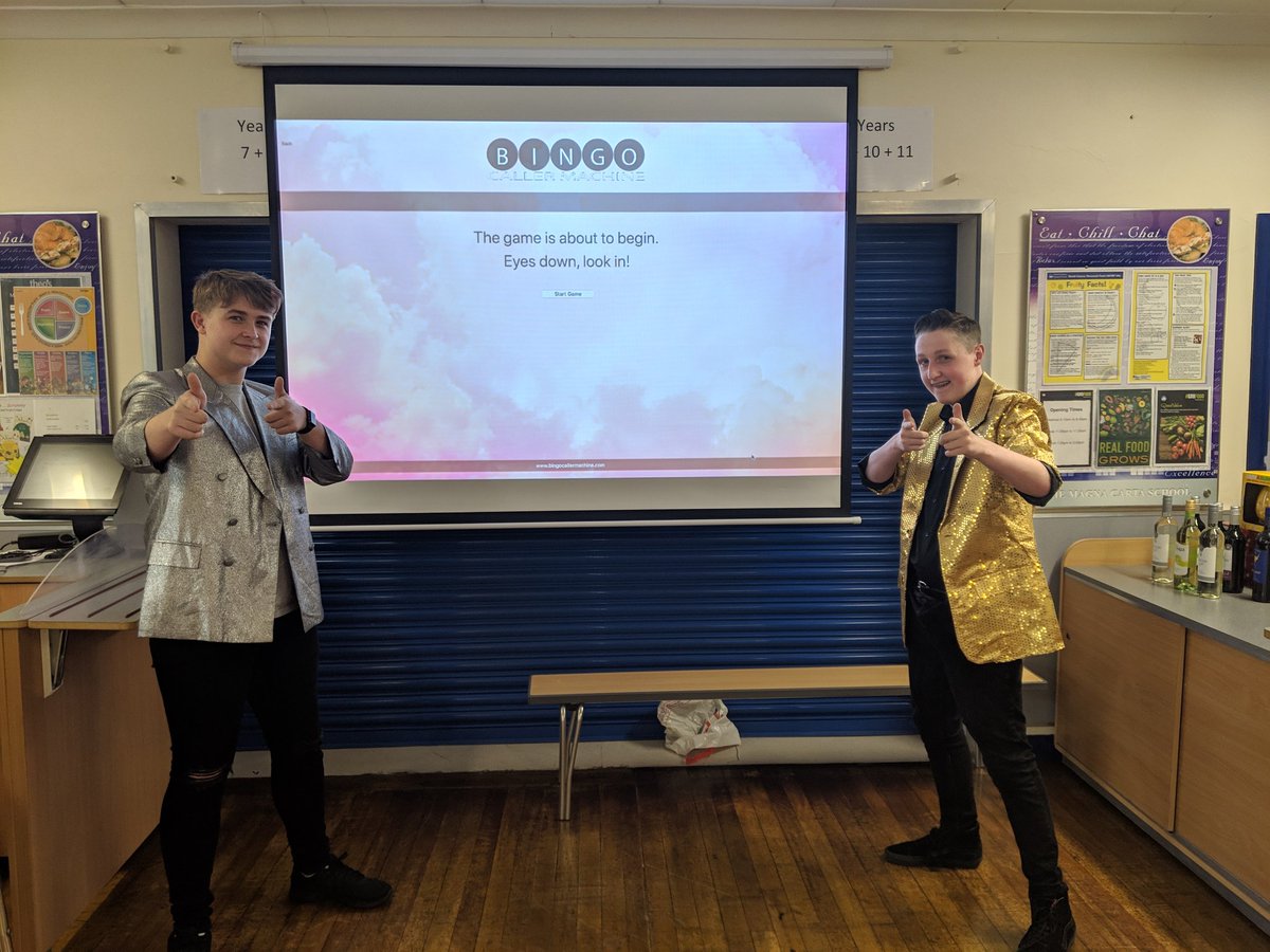 Our comperes for the evening!