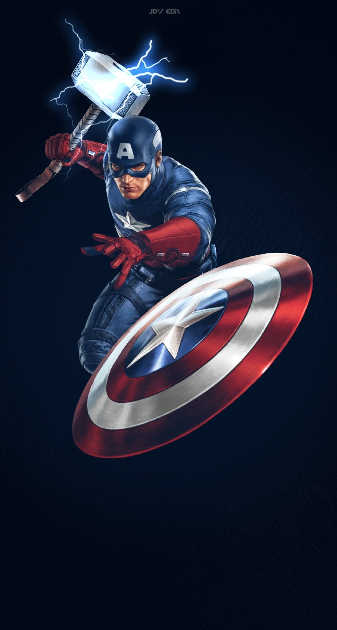 Captain America With Hammer Wallpapers  Wallpaper Cave