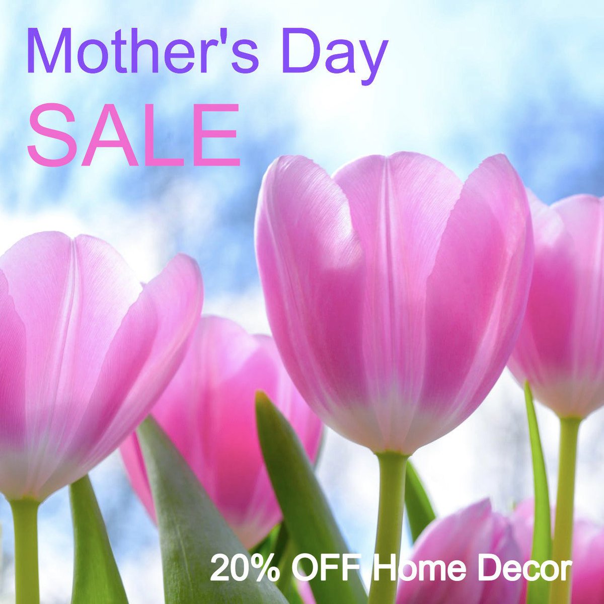 20% OFF everything! Now to May 12. Happy Mother's Day! 

#mothersdaysales #etsydecorsales
#homedecorsales #happymothersday 
#momsales #springsales #maysales
#buyhandmade #shopsmall #etsyseller