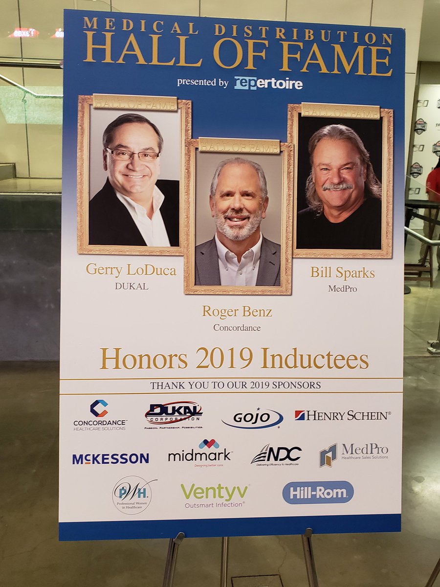ConcordanceHS's tweet photo. We are unbelievably proud of former Concordance co-CEO Roger Benz who was honored at the Medical Distribution Hall of Fame induction ceremony last week! @repertoiremag #ConcordanceHS https://t.co/WHQXdmS59P