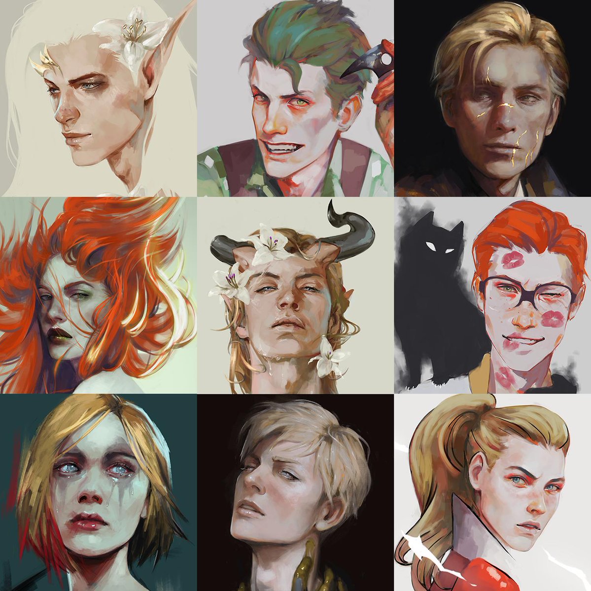 Late as always, but I do love drawing faces #FaceYourArt #faceyourartchallenge 
