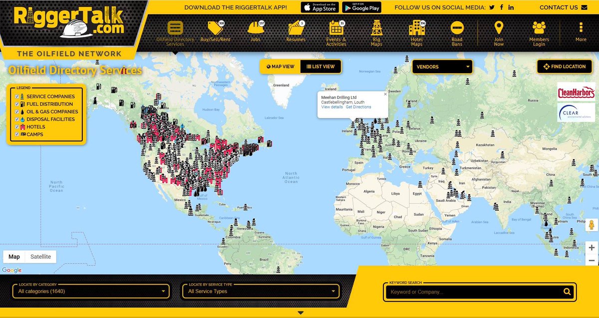 riggertalk's tweet photo. Get your Company on the RiggerTalk Map. Real-Time services, Worldwide!
https://t.co/bMig2XTzZd
#GetPinned #RiggerTalk #OilfieldServices #WorldServicesMap #RealTimeInfo https://t.co/Ar2q4pxY1Y