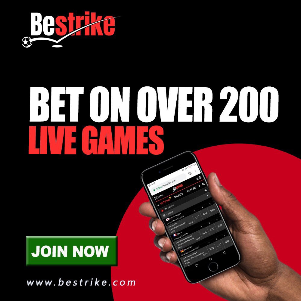 Marapolsa's tweet photo. Do you want to win airtime? Then reply this tweet with a screenshot of your registration on #BeStrike using 👉 https://t.co/OE6KXC6exc
#BeStrike also has the best & highest football odds. Stake on games today to win big. https://t.co/y0w2VOOxuS