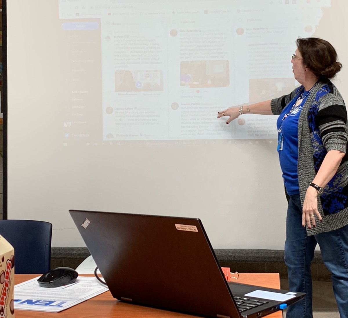 MrRshowalter's tweet photo. @TweetDeck #TalksInTen presentation by mystery speaker @DowdLdowd @GHS_Geneva today. @Geneva304 @GHSPTOInfo @GHS_Principal85 @joannaparrin @MrsHertzGHS https://t.co/7QAyJlvY0C