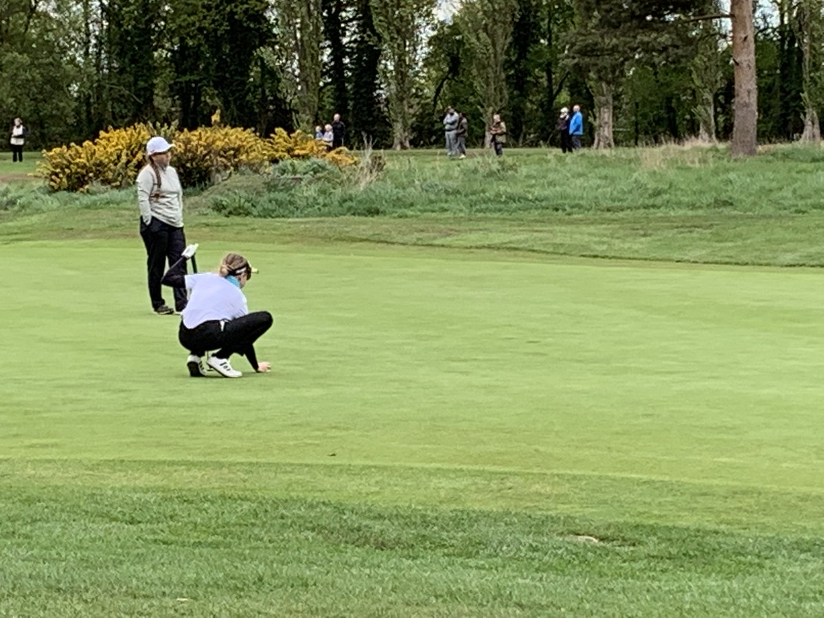BonfieldAlex's tweet photo. Opened with 1st of 4 birdies - great first round of @RandA U16's @fulfordgolfclub. Windy conditions and filling my lifetime quota of bunkers made for a tough middle but finished strong. Really pleased with my round #MoreOutThere Thanks @Golf_Maggie, Lauren & members for support! https://t.co/b1l0tKuXLi