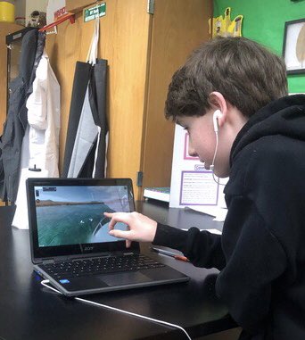 JohnsonTMHS's tweet photo. Thanks Jason Zides for the Tech support helping us enhance our virtual field trip to the Galápagos Islands. #Mahopacschools #MHS #breakthroughclassroom https://t.co/npyxyg4RYg