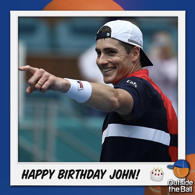 Happy Birthday, John Isner!  