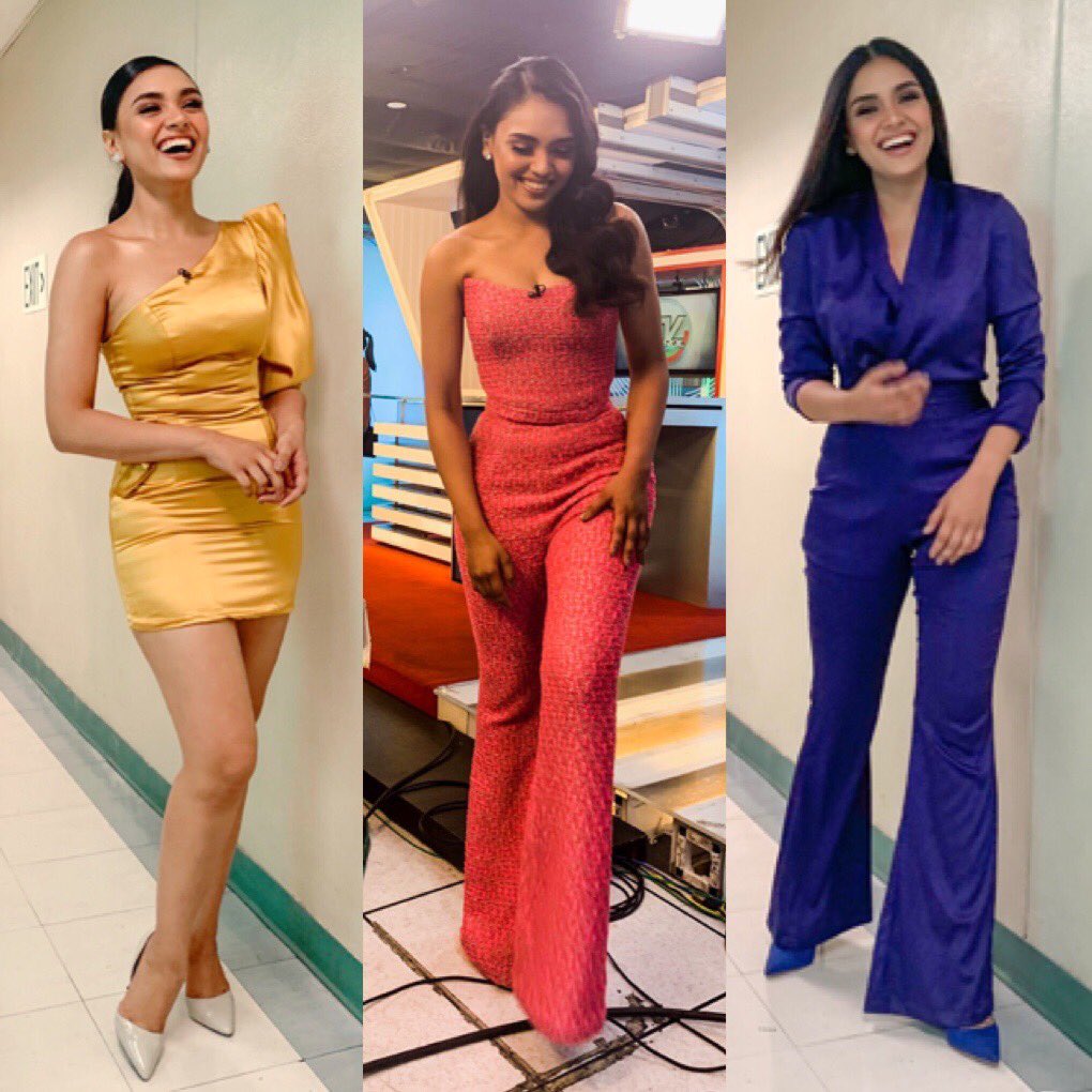 Star Patroler <a href="/KrishnanGaniel/">Ganiel Krishnan</a> in custom #DanielManila all week long for TV Patrol #styledbyOli 💛💓💙