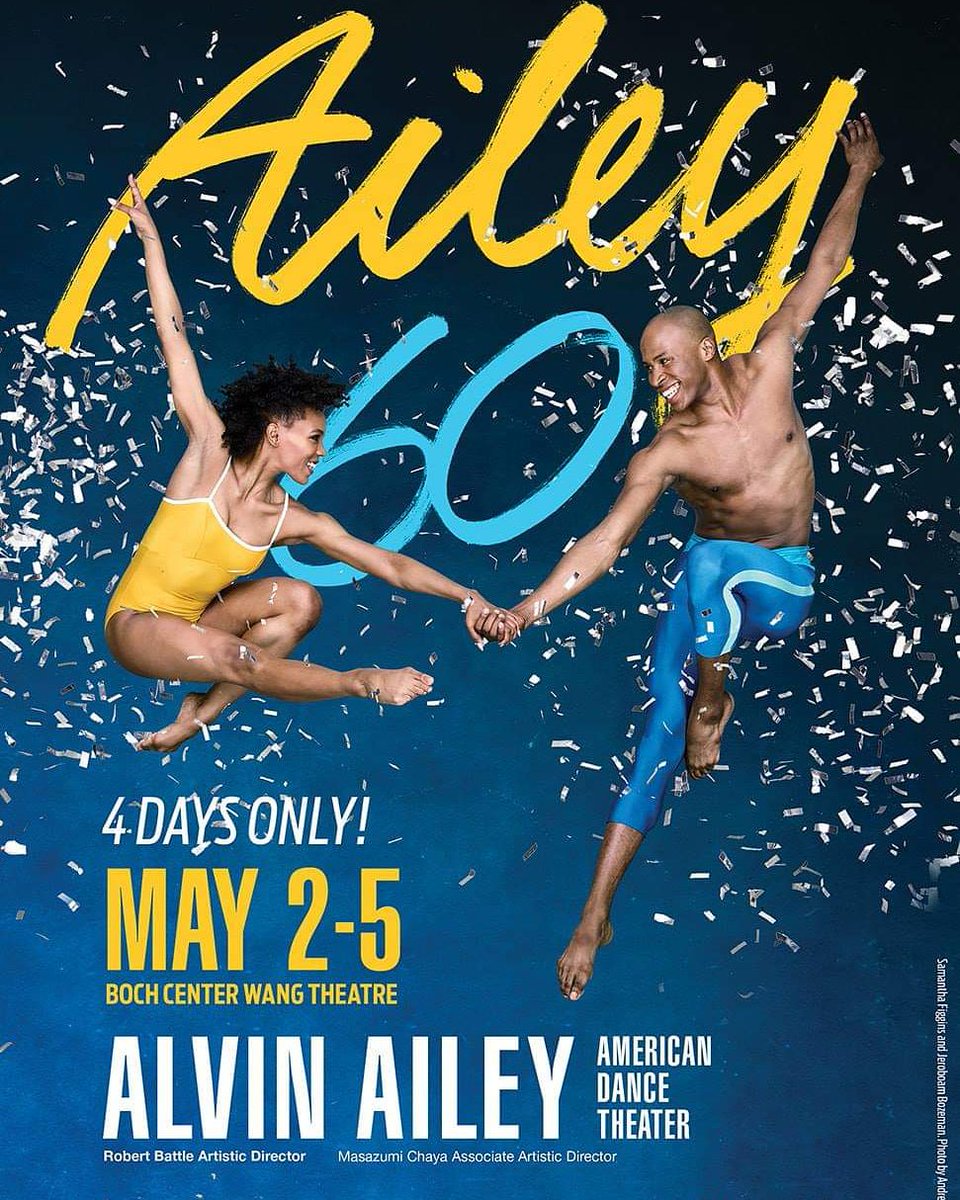 OTBAgency's tweet photo. May 2-5
#Ailey60 Presented by @celebrityseries
Advanced tickets available at https://t.co/DXRTt8IHmk #bosarts https://t.co/wEaEjNTtfH