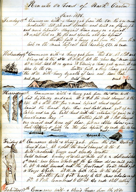 whalingmuseum's tweet photo. Scientists can assess historic changes in climate using American whaling logbooks, which contain a vast amount of information on a wide range of subjects that appeal to more than just a whaling or maritime historian. #WhalingHistorySymposium Apr. 27, 28 https://t.co/t0Imp7raD2 https://t.co/gmviSe1DkH