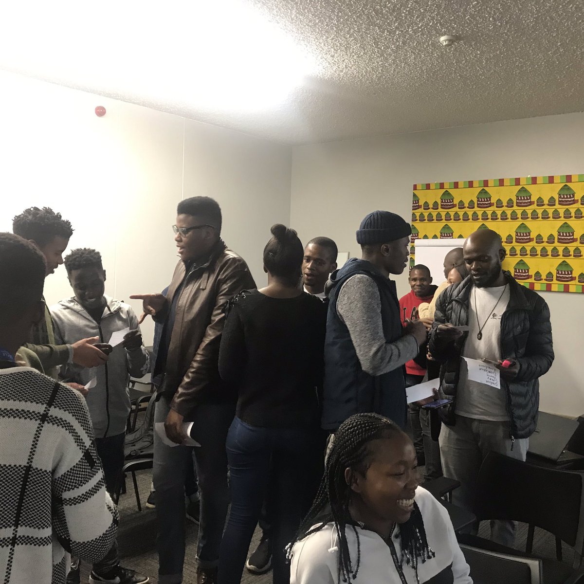 BrassellElize's tweet photo. What a fantastic session with aspiring entrepreneurs exploring &amp; understanding our target market better.  @DianaHeuser provided sound advice on how to avoid the 7 deadly sins in business. @EzabekwaGroup @BrassellElize @sthatuj @mediauj @MosehanaMachaka @DianaHeuser https://t.co/xrxOZ5HeyR