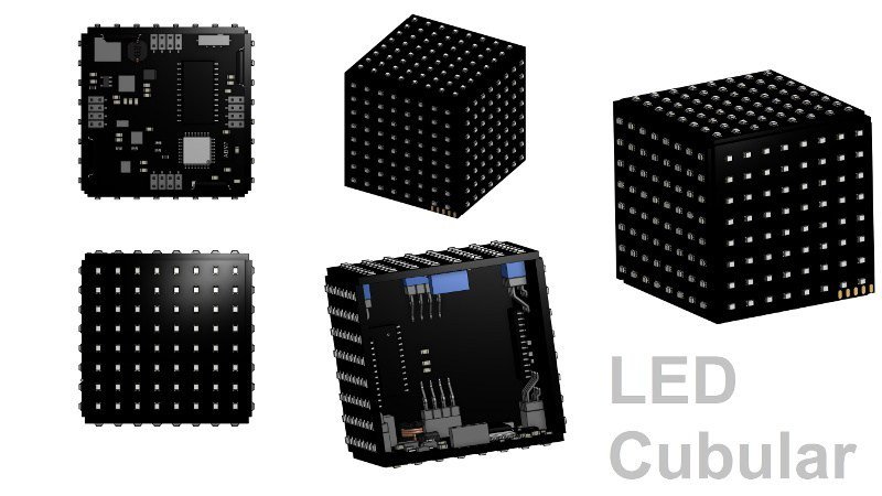 hackaday's tweet photo. Who doesn't want 384 programmable LEDs on their desk? https://t.co/m2dvNv76pe https://t.co/GTtAq2taVk