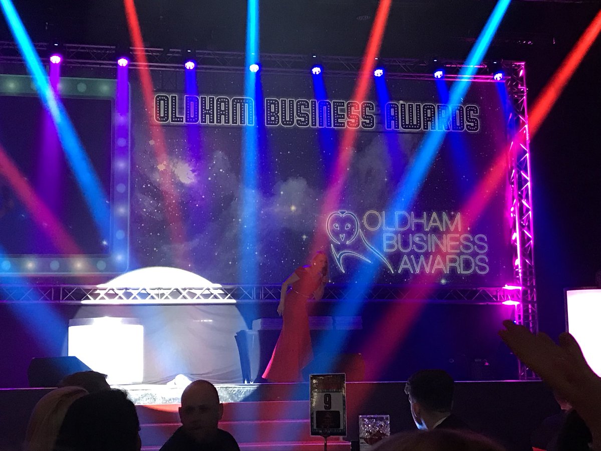 Delighted to be sponsoring the Oldham Business Awards again this year, good luck to all of the finalists 🥂🎉