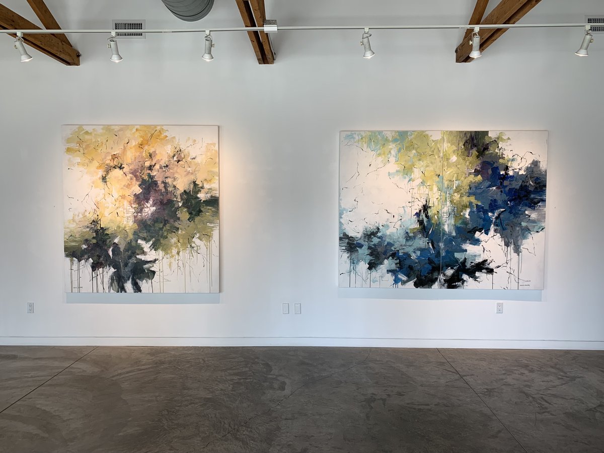 FPcontemporary's tweet photo. We are ready! "Lost in Paradise" opens tomorrow, April 27, 6-8 PM. Stop by for a glass of wine and a chance to meet Carlos! https://t.co/2MLV5mUu75