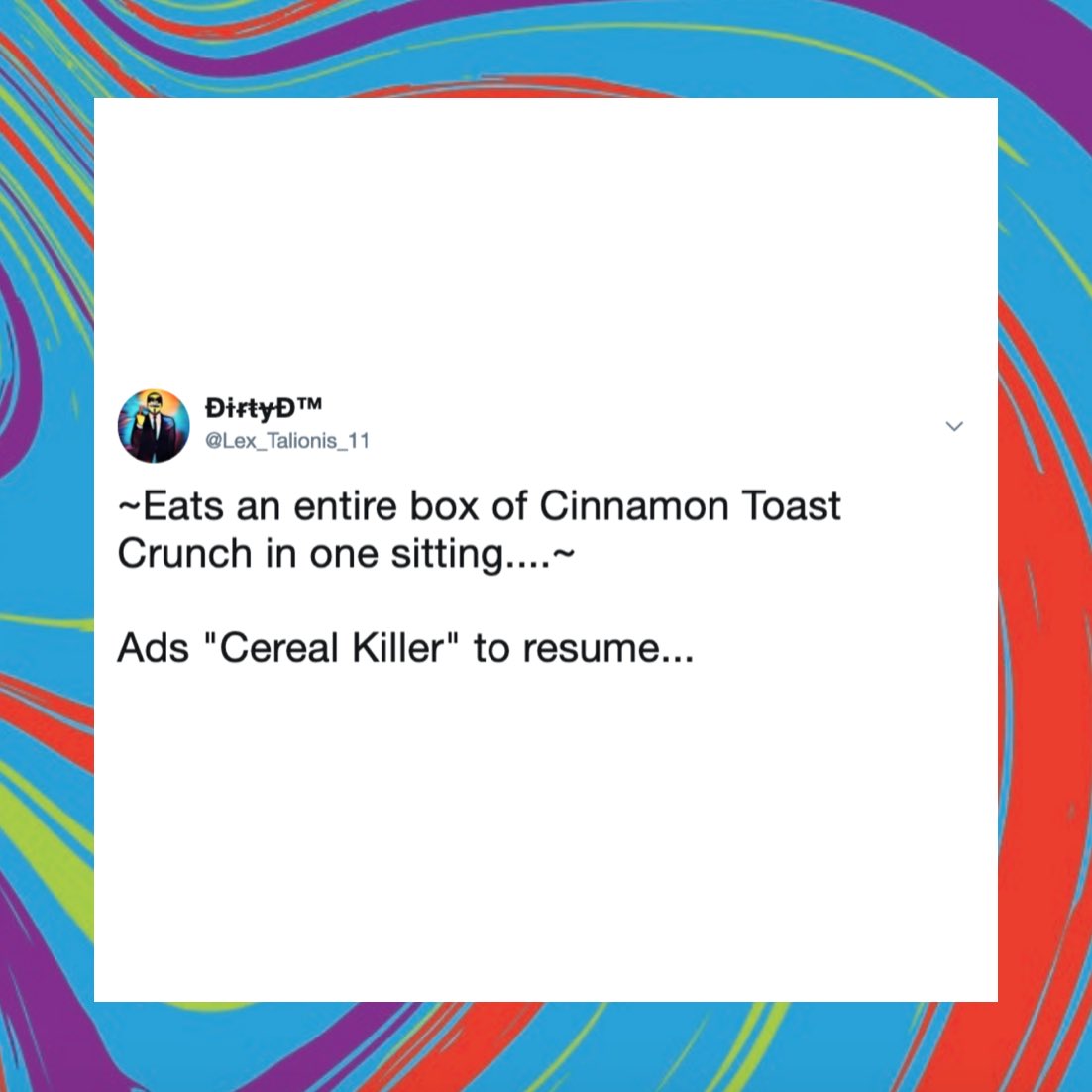 CTCSquares's tweet photo. Along with pouring the milk without spilling and licking the bowl clean 🤓 https://t.co/CNkVXZwXuM