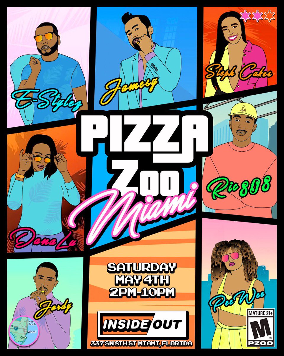 Day 2

Anddd for the main event! Saturday, Pizza Zoo goes down at Inside Out with unlimited pizza from <a href="/PuccisPizza/">Pucci's Pizza</a> ☀️ 🍕

(Limited tickets left)
🎟 pizzazoomia.eventbrite.com