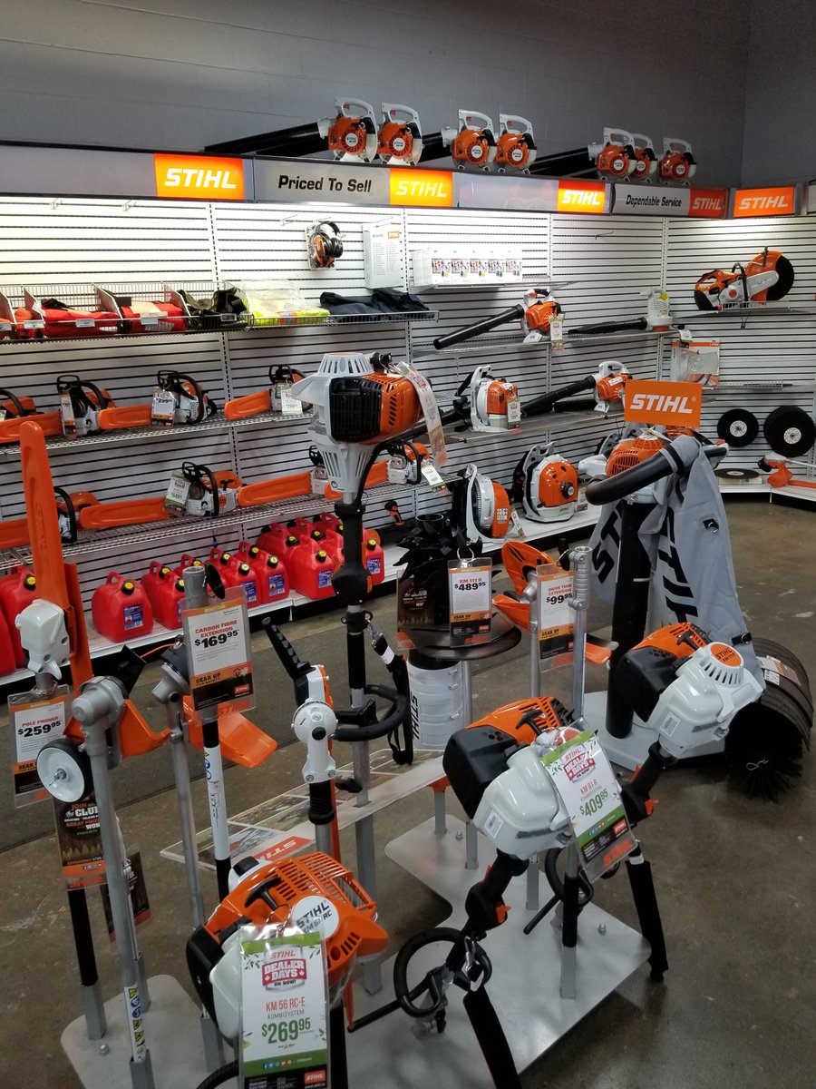 Dynamicrental's tweet photo. It's lawn and garden season! Come to Dynamic for great prices on the full line of Stihl power equipment for professionals and homeowners. https://t.co/l5GSzeejny