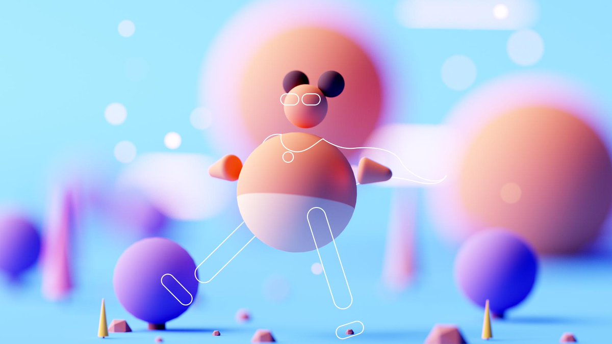 SeedCreativity's tweet photo. Our project of the week by @guuutv 'Shape Characters'. Beautiful mix of 3D and linework #illustration #3Dart https://t.co/hgGPBUpoJu #seedcreativity https://t.co/XNbCsYotRo