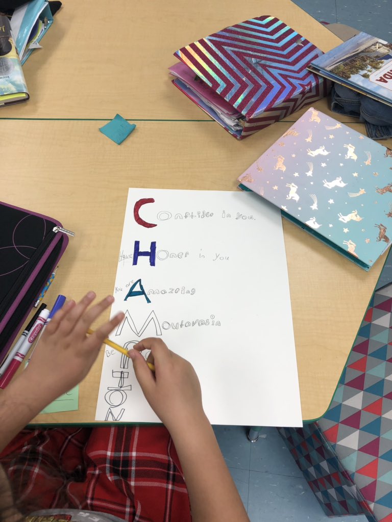 lfrankRBESPRIDE's tweet photo. It’s that time of year again! Motivating ourselves to knock PARCC out of the park! #wearechampions #wegotthis #believingisachieving #weareAACPSawesome https://t.co/6J62ujOk5b