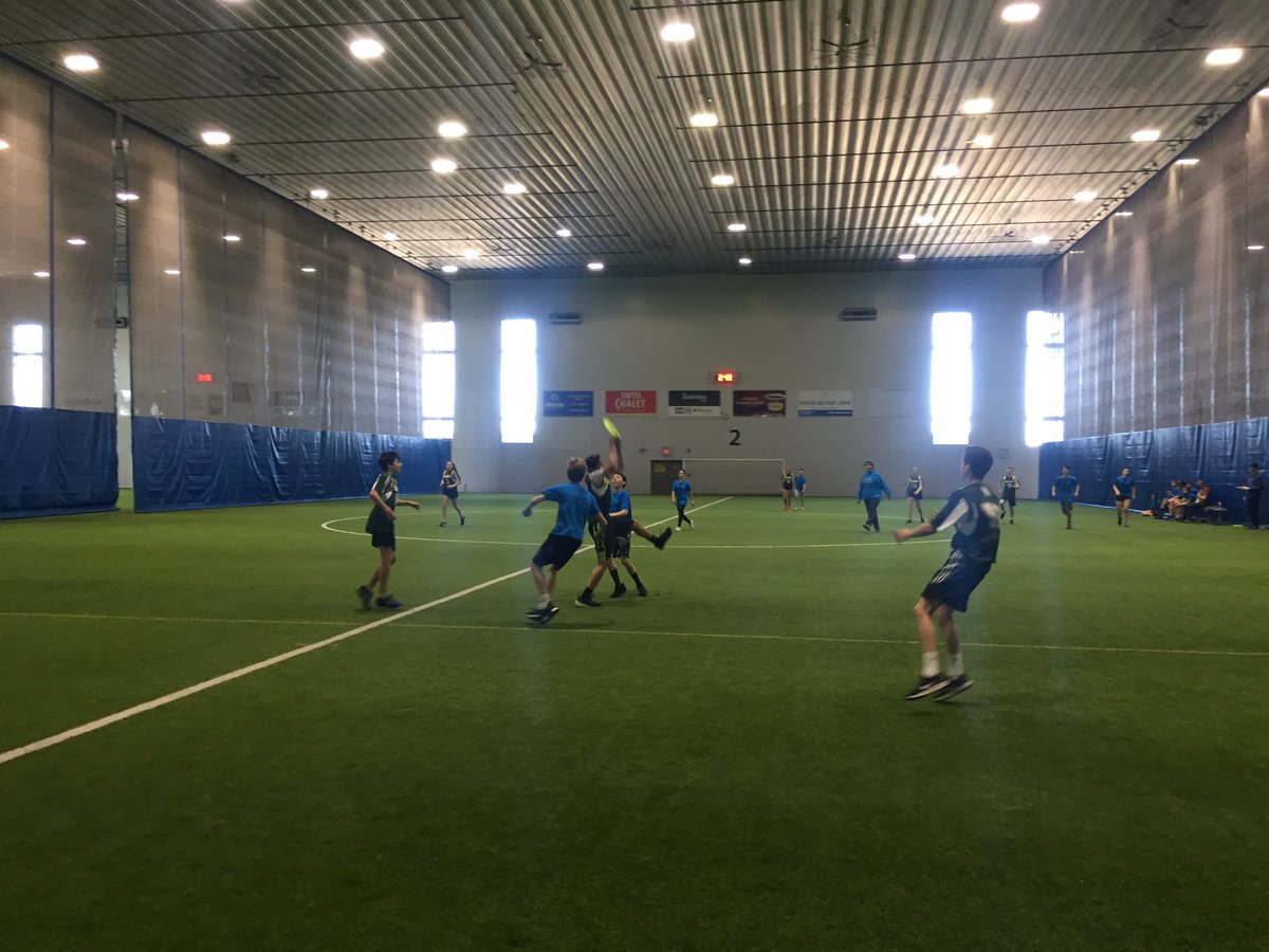 HGSsports's tweet photo. Great day at the 2nd annual ACIS Ultimate Frisbee tournament. Our Grade 9 team won the senior division and our grade 8 team finished 2nd in the Junior division. We had 8 teams competing in 2 divisions today! Great opportunity to grow and teach the sport! @halifaxgrammar #discIn https://t.co/hW0NXRo1ca