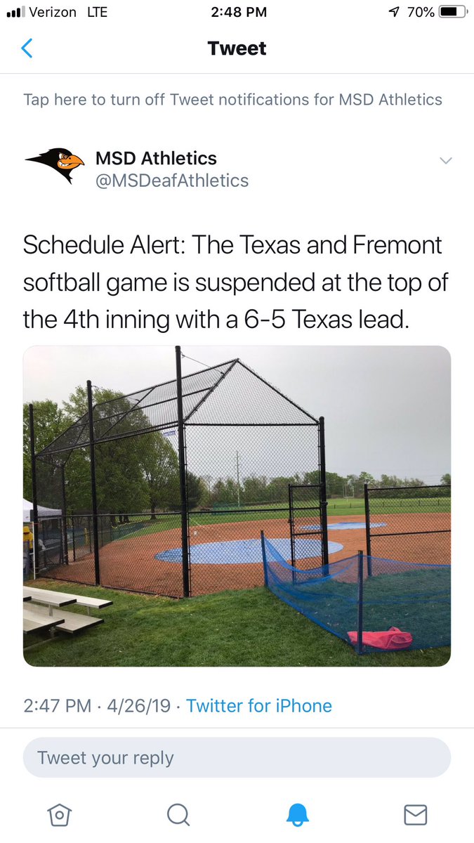 CSDAthletics's tweet image. Postponed to tomorrow
