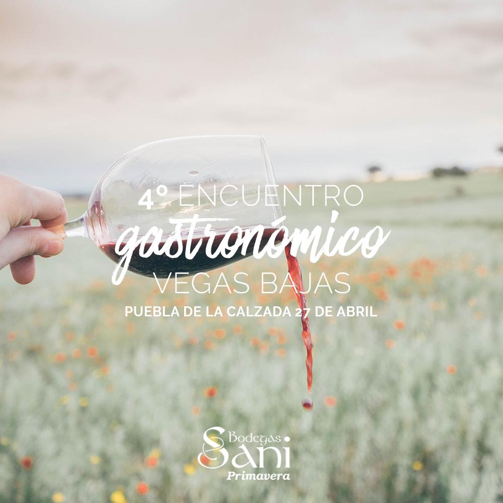 Mañana estaremos en el 4º encuentro gastronómico Vegas Bajas, Puebla de la Calzada, No te pierdas nada de este evento y disfruta con nosotros... 
.
.
#Extremadura #Puebladelacalzada #Gastronomía #Sani #MuchoQueHacerteSentir #TradicionExtremeña #bodegasSani #Vino #picoftheday