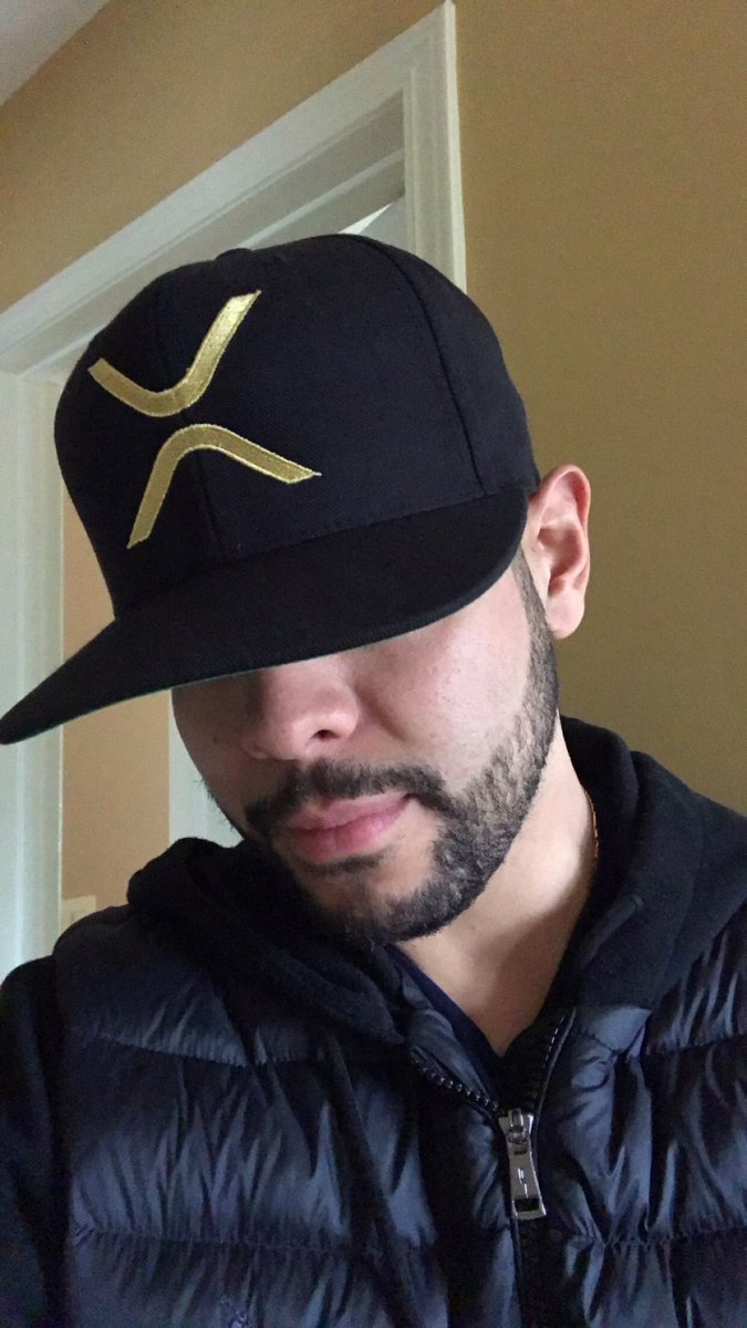 paperstprojects's tweet photo. Came home from a fresh cut and this was waiting outside. Thanks so much @_theperfesser for this really awesome Black and Gold color combo. Great quality! Can’t wait to order a couple more.👌🏻  #xrp #cryptomuch https://t.co/8OirsFP7Wc