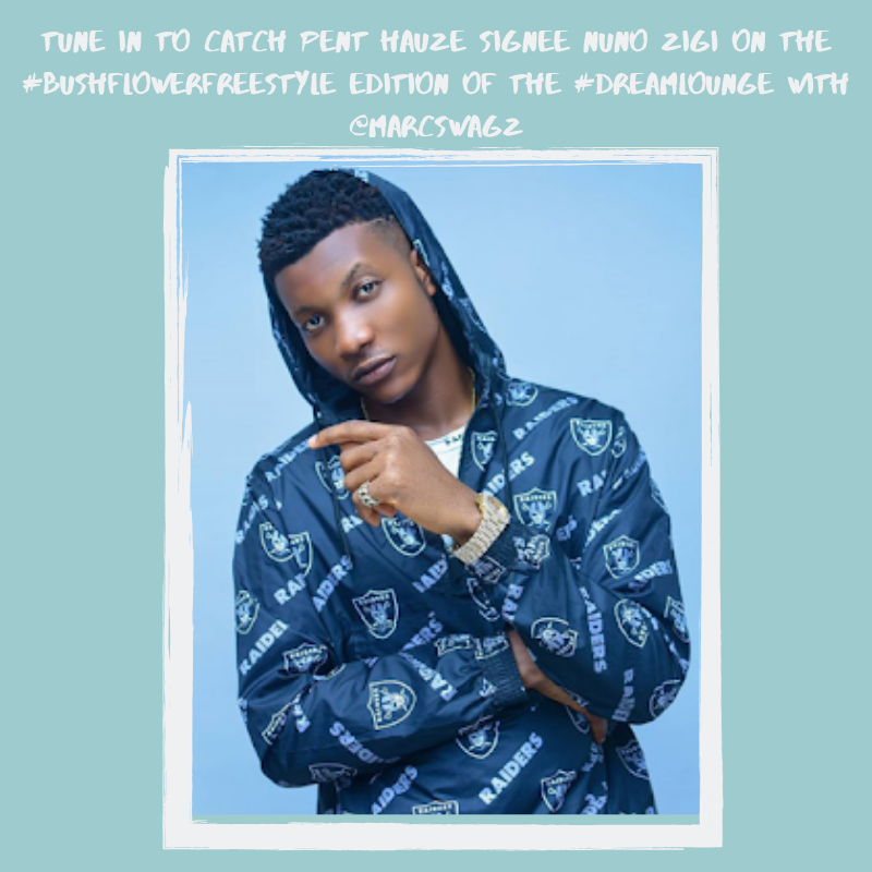 Departyanimals_'s tweet photo. It's the #TGIF edition, T U N E IN to catch the live conversation PLUS #BushFlowerFreestyle with Pent Hauze signee @Nuno_zigi on the #DreamLounge with the party animal No.1 @marcswagz & the incredible @IamdjRain @dream925fm #HowEForBe 📻📻🐾 https://t.co/naj314A88g