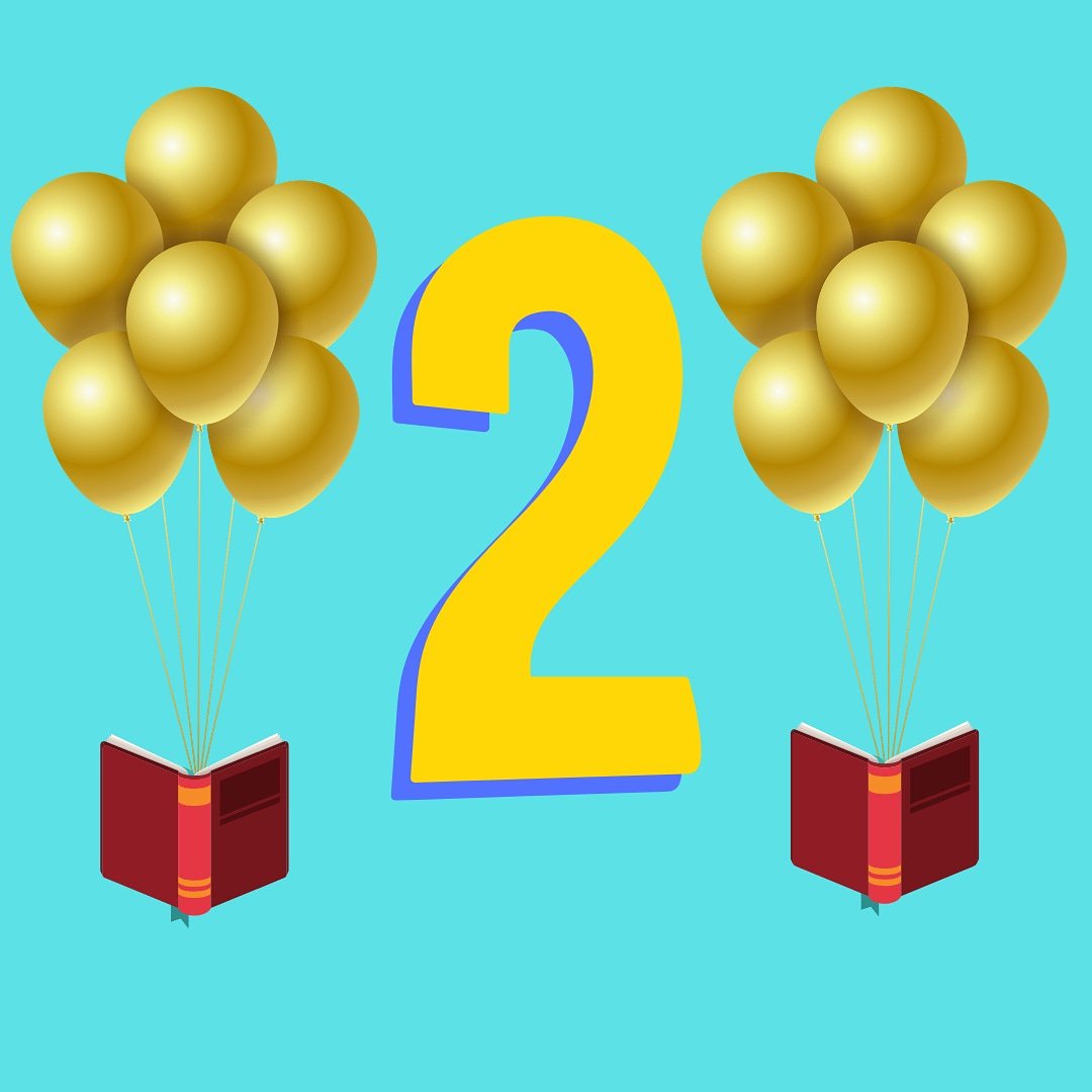 Esta próxima semana celebraremos nuestro segundo aniversario🎆, visítanos del 28 de abril al 4 de mayo para que aproveches increíbles ofertas en la librería. #AmamosLosLibros ❤📚 #SegundoAniversario