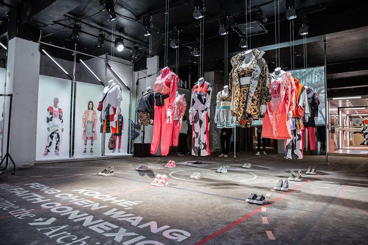 Converse popup celebrates its biggest collaborative clothing range to
