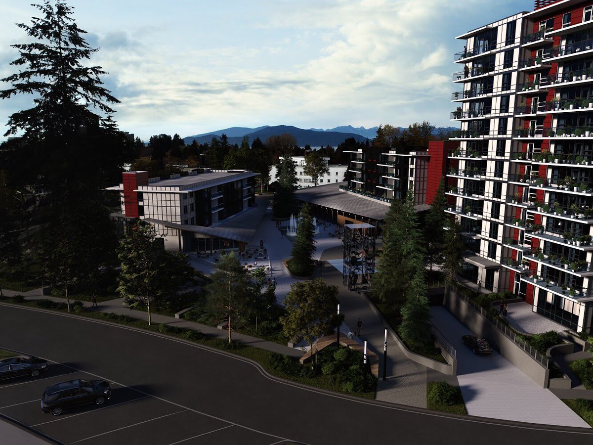 leləm̓ village, the urban heart of lelǝḿ, set amidst towering trees, carefully weaving multi-family #living, #retail shops and gathering spaces to respect its natural surroundings.
#lelemLiving #VancouverRealEstate