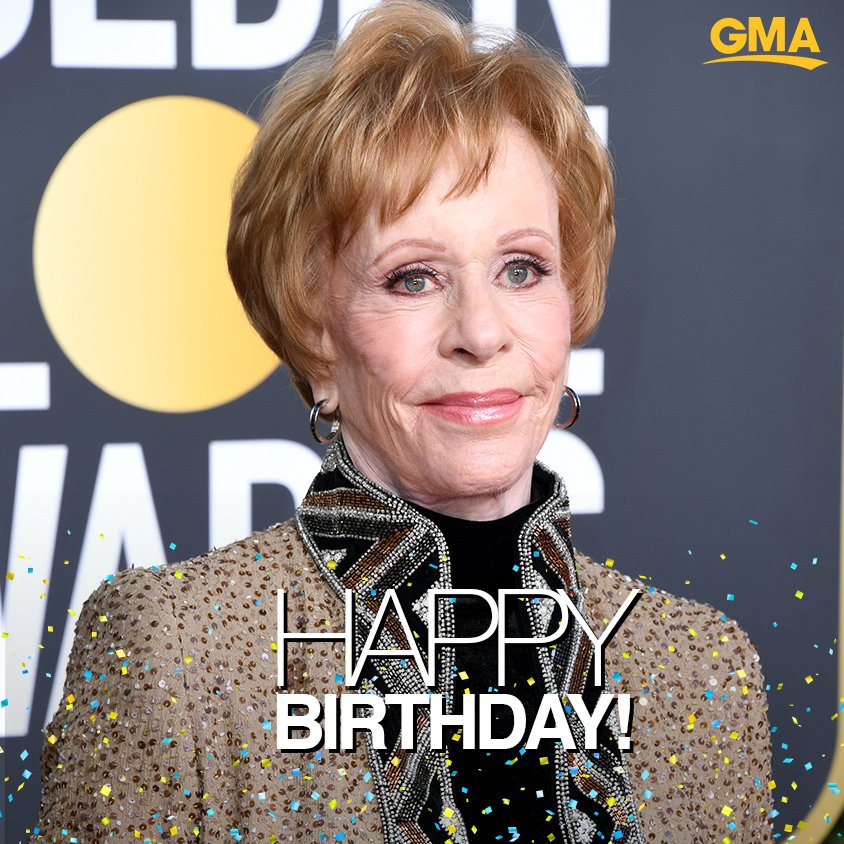 Happy birthday, Carol Burnett!  