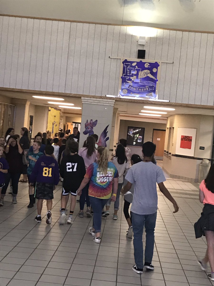 Future LHJHS Panthers in the house! #6thGradeOrientation