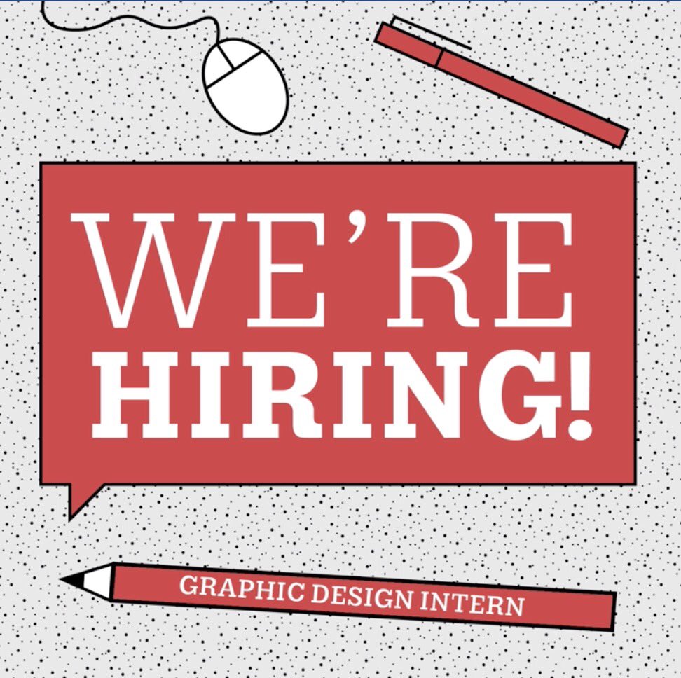 On the hunt for a graphic design internship? Looking to hire a graphic design intern for your company? Have no fear! Direct message us and we’d be happy to provide you with information or connect you with a company or candidate. 👏🏼
