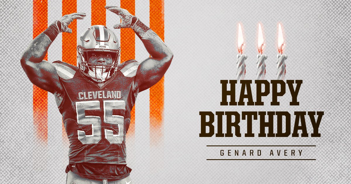 Browns's tweet image. 🎉 RT to wish @AveryGenard a Happy Birthday! 🎉